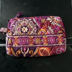 Vera Bradley Makeup 💄 Bag Pink Orange Paisley Like New